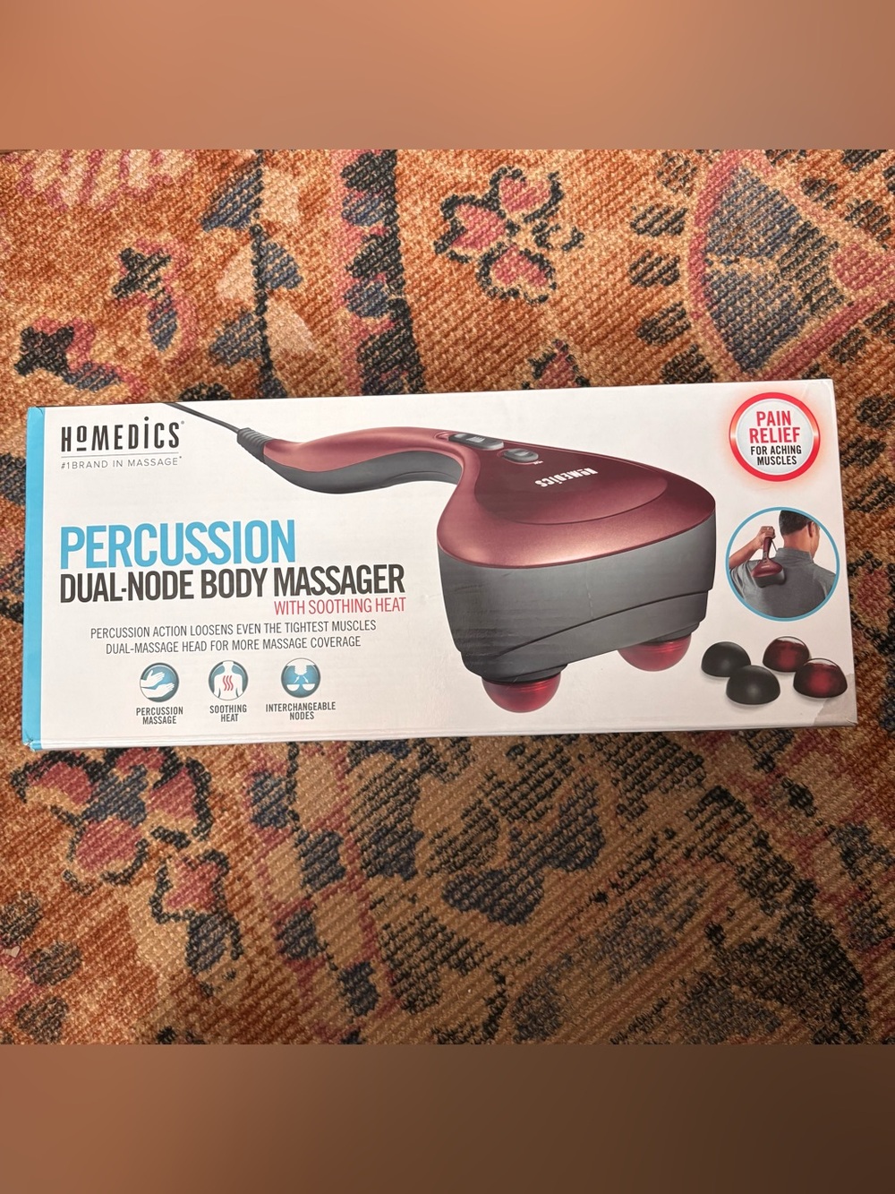 HoMedics Percussion Dual Node Body Massager w/ Heat